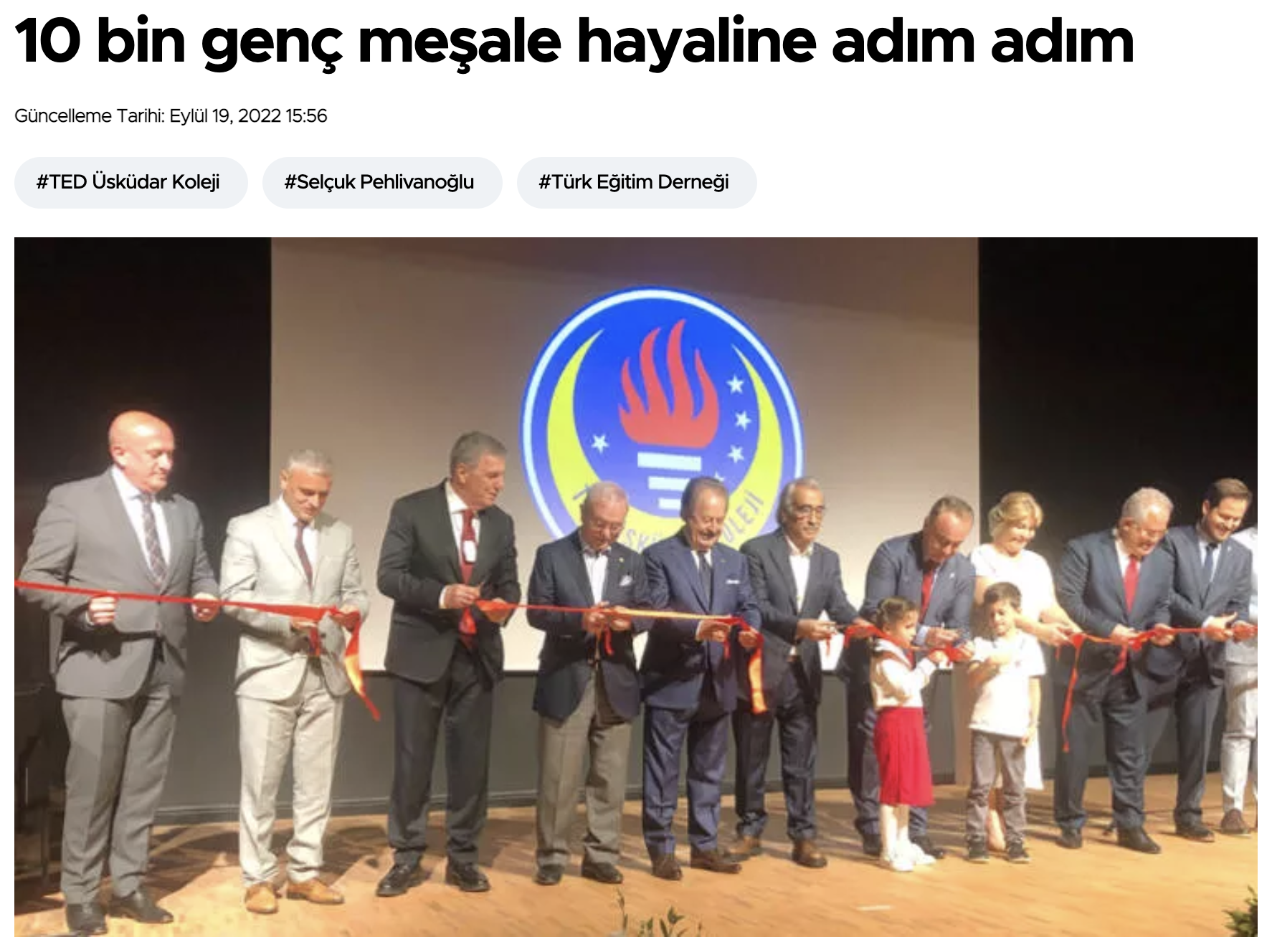 10 Bin Genç Meşale Hayaline Adım Adım