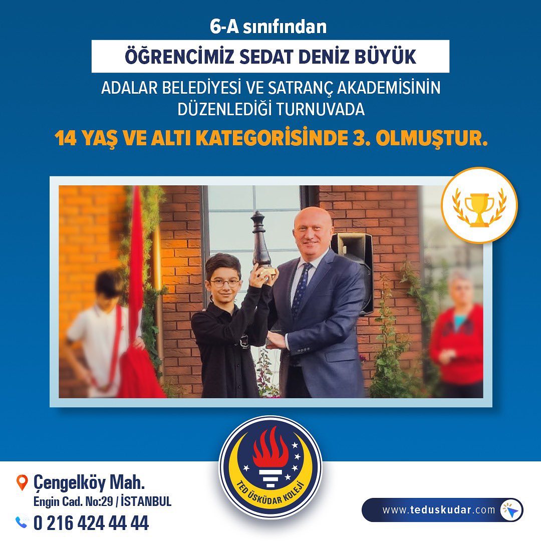 Öğrencimizden Satranç Başarısı