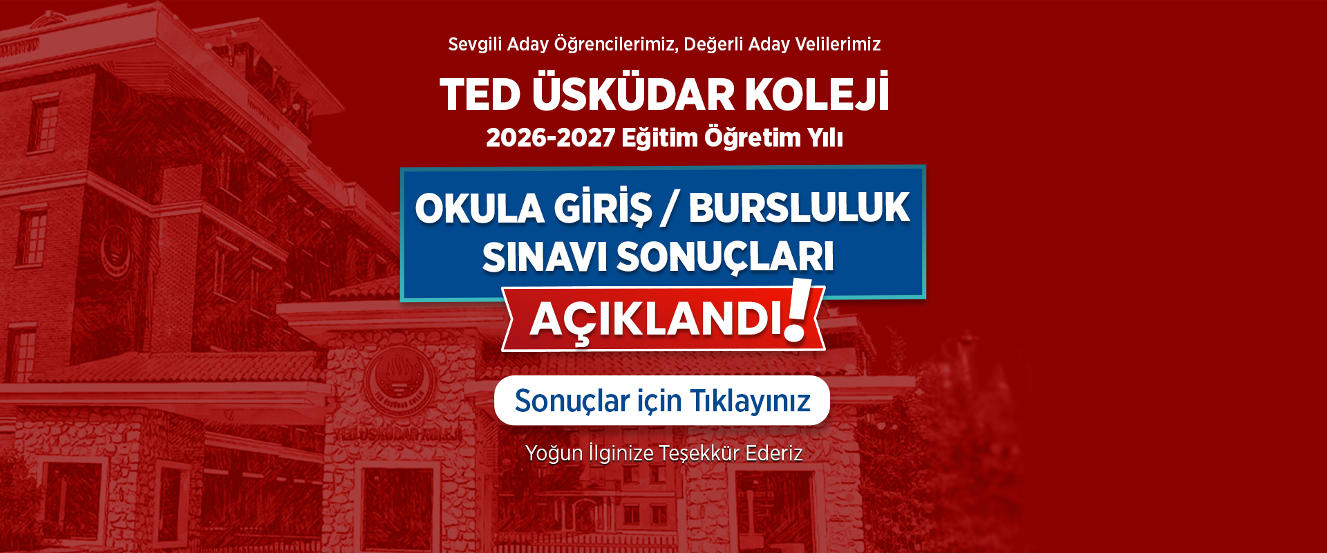 bursluluk sınav sonuçları