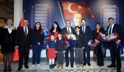 Türk Eğitim Derneği Başkanı ve Yöneticilerinden Okulumuza Ziyaret